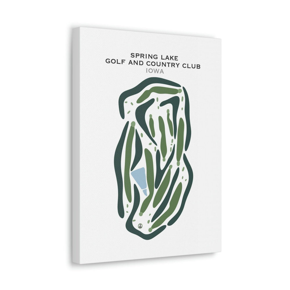 Spring Lake Golf & Country Club, Iowa - Printed Golf Courses - Golf Course Prints