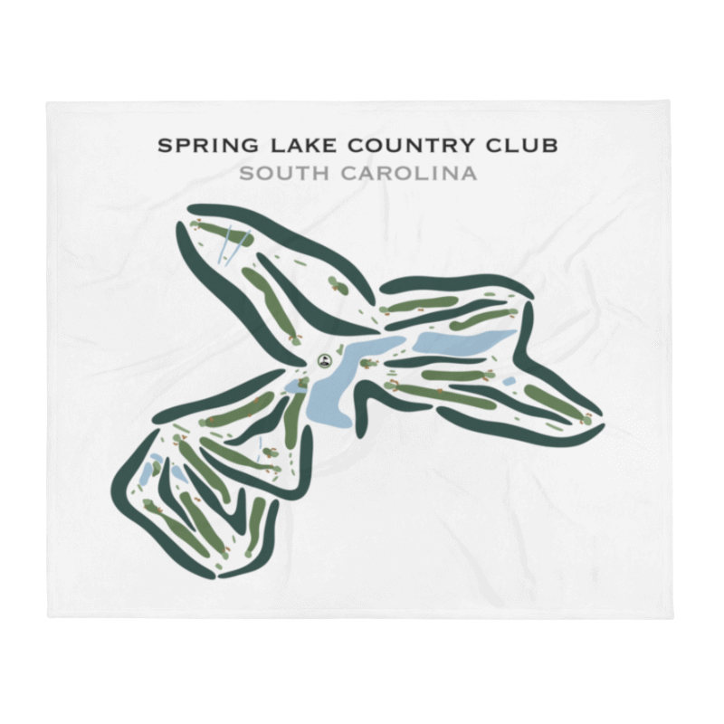 Spring Lake Country Club, South Carolina - Printed Golf Courses