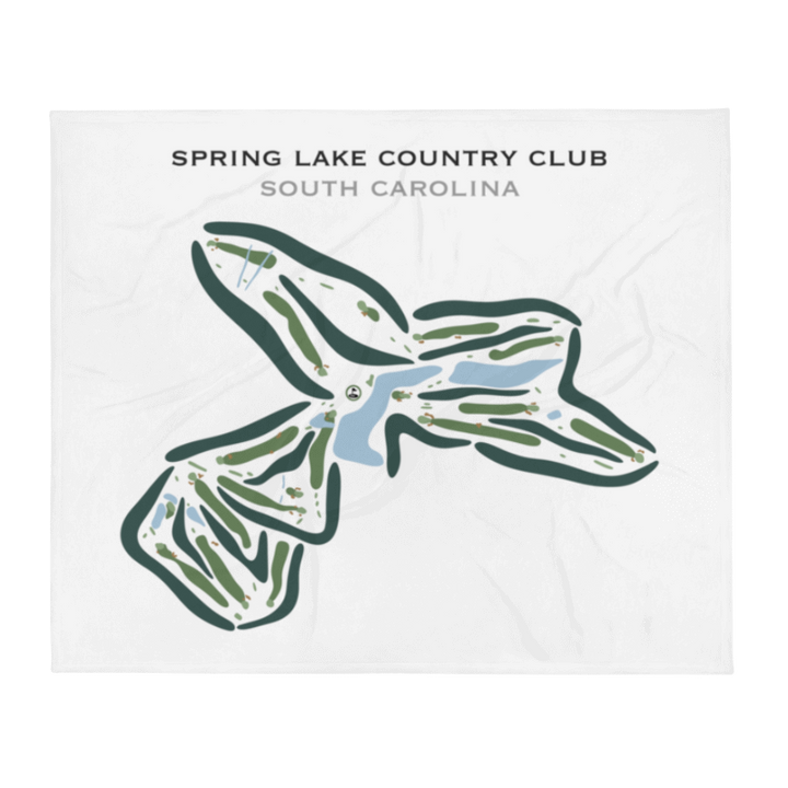 Spring Lake Country Club, South Carolina - Printed Golf Courses