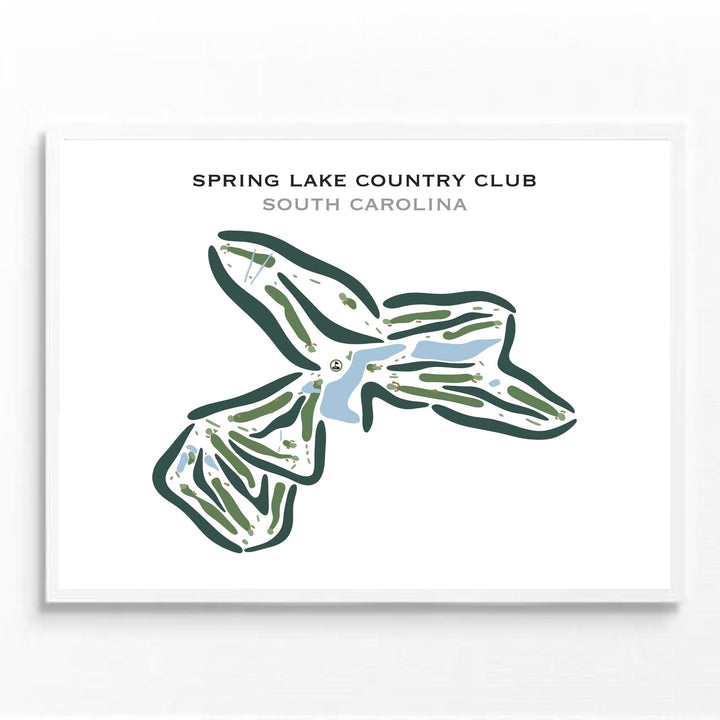 Spring Lake Country Club, South Carolina - Printed Golf Courses