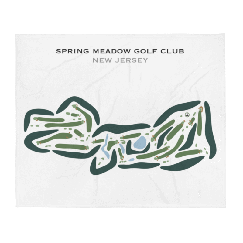 Spring Meadow Golf Club, New Jersey - Printed Golf Courses