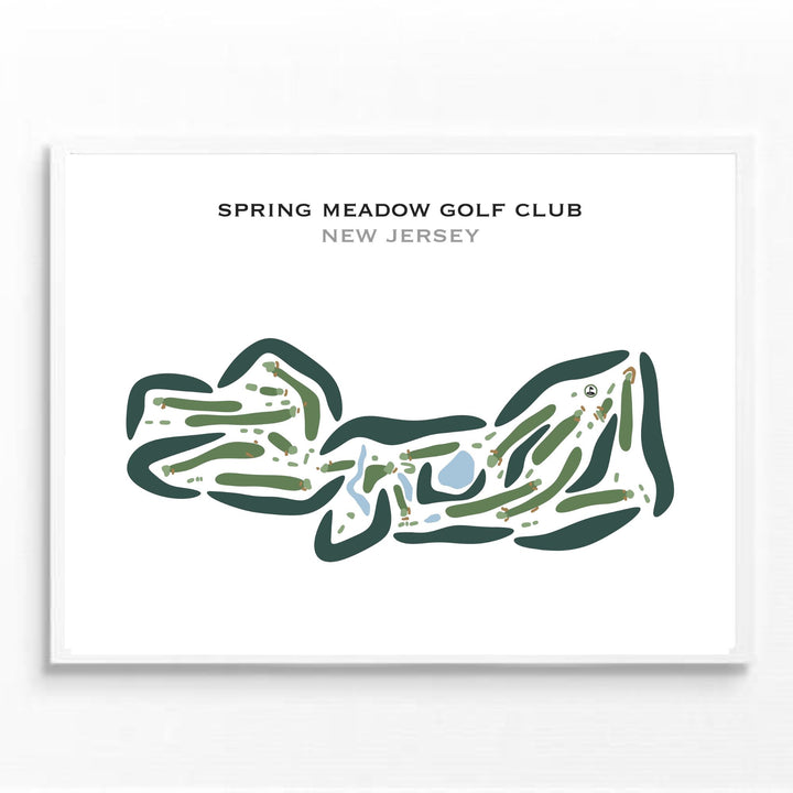 Spring Meadow Golf Club, New Jersey - Printed Golf Courses