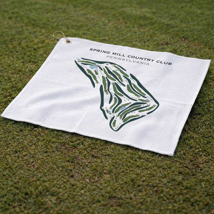 Spring Mill Country Club, Pennsylvania - Printed Golf Courses