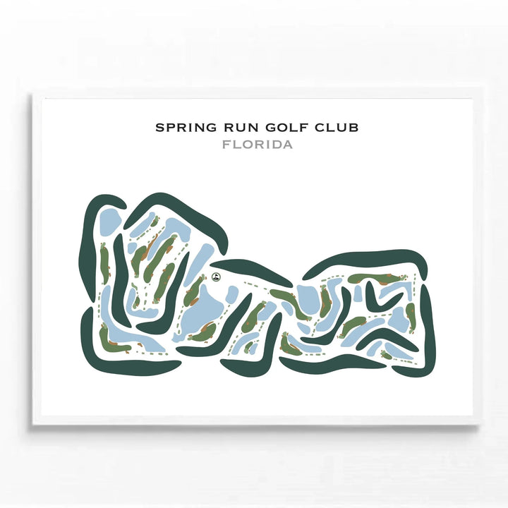 Spring Run Golf Club, Florida - Printed Golf Courses