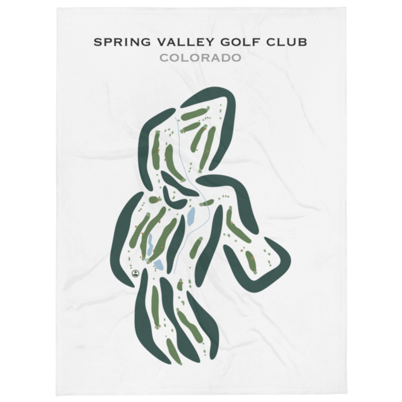 Spring Valley Golf Club, Colorado - Printed Golf Courses