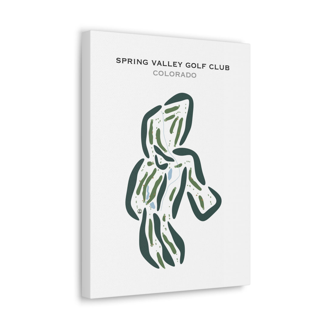 Spring Valley Golf Club, Colorado - Printed Golf Courses