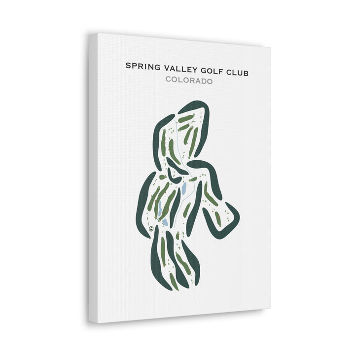 Spring Valley Golf Club, Colorado - Printed Golf Courses