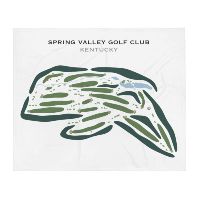 Spring Valley Golf Club, Kentucky - Printed Golf Courses