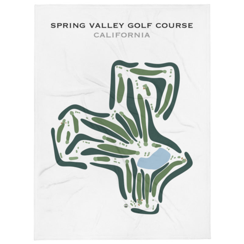 Spring Valley Golf Course, California - Printed Golf Course