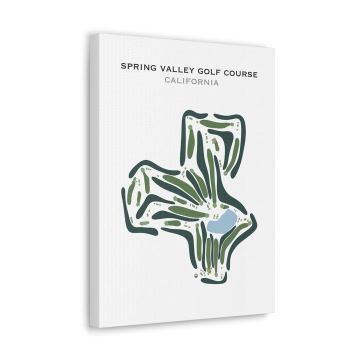 Spring Valley Golf Course, California - Printed Golf Course