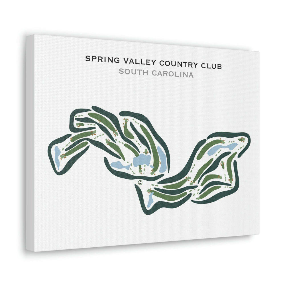 Spring Valley Country Club, South Carolina - Printed Golf Courses - Golf Course Prints