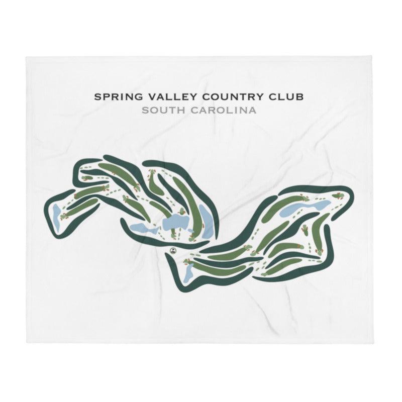 Spring Valley Country Club, South Carolina - Printed Golf Courses - Golf Course Prints