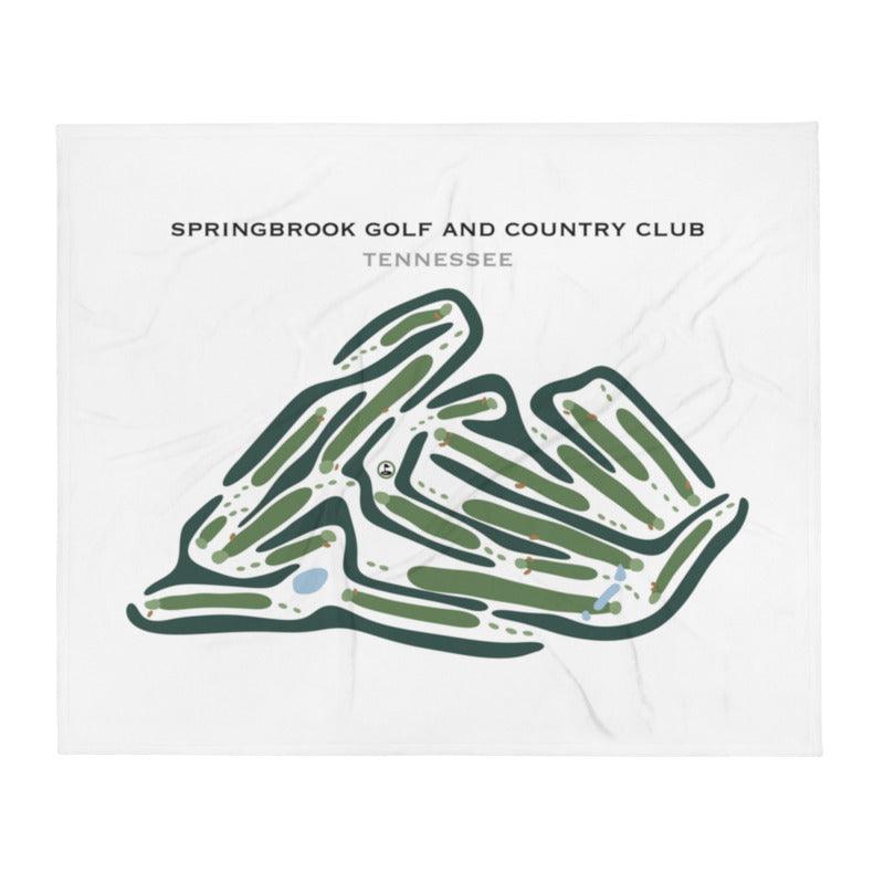 Springbrook Golf & Country Club, Tennessee - Printed Golf Courses - Golf Course Prints