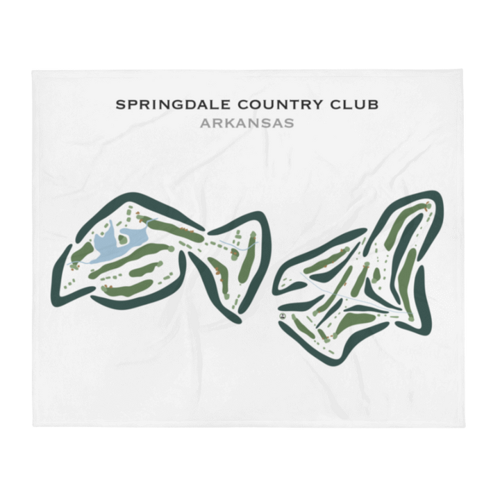 Springdale Country Club, Arkansas - Printed Golf Courses