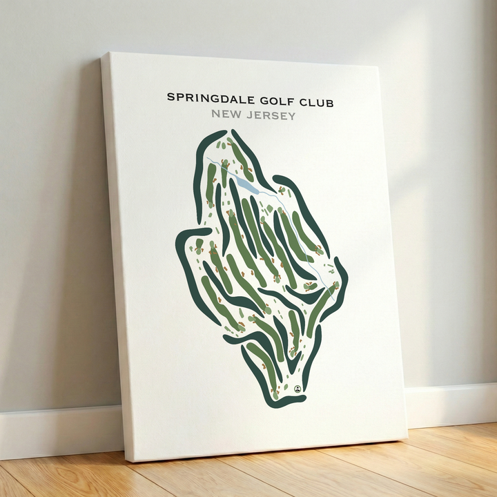 Springdale Golf Club, New Jersey - Printed Golf Courses