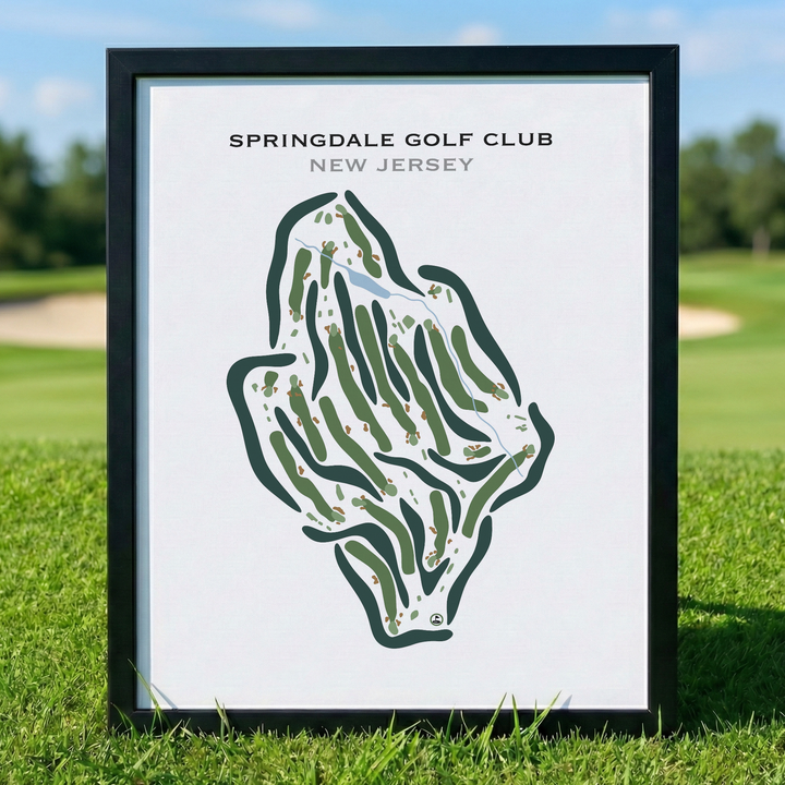 Springdale Golf Club, New Jersey - Printed Golf Courses