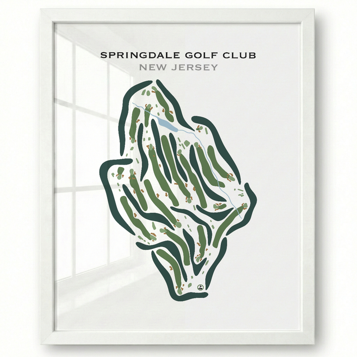 Springdale Golf Club, New Jersey - Printed Golf Courses