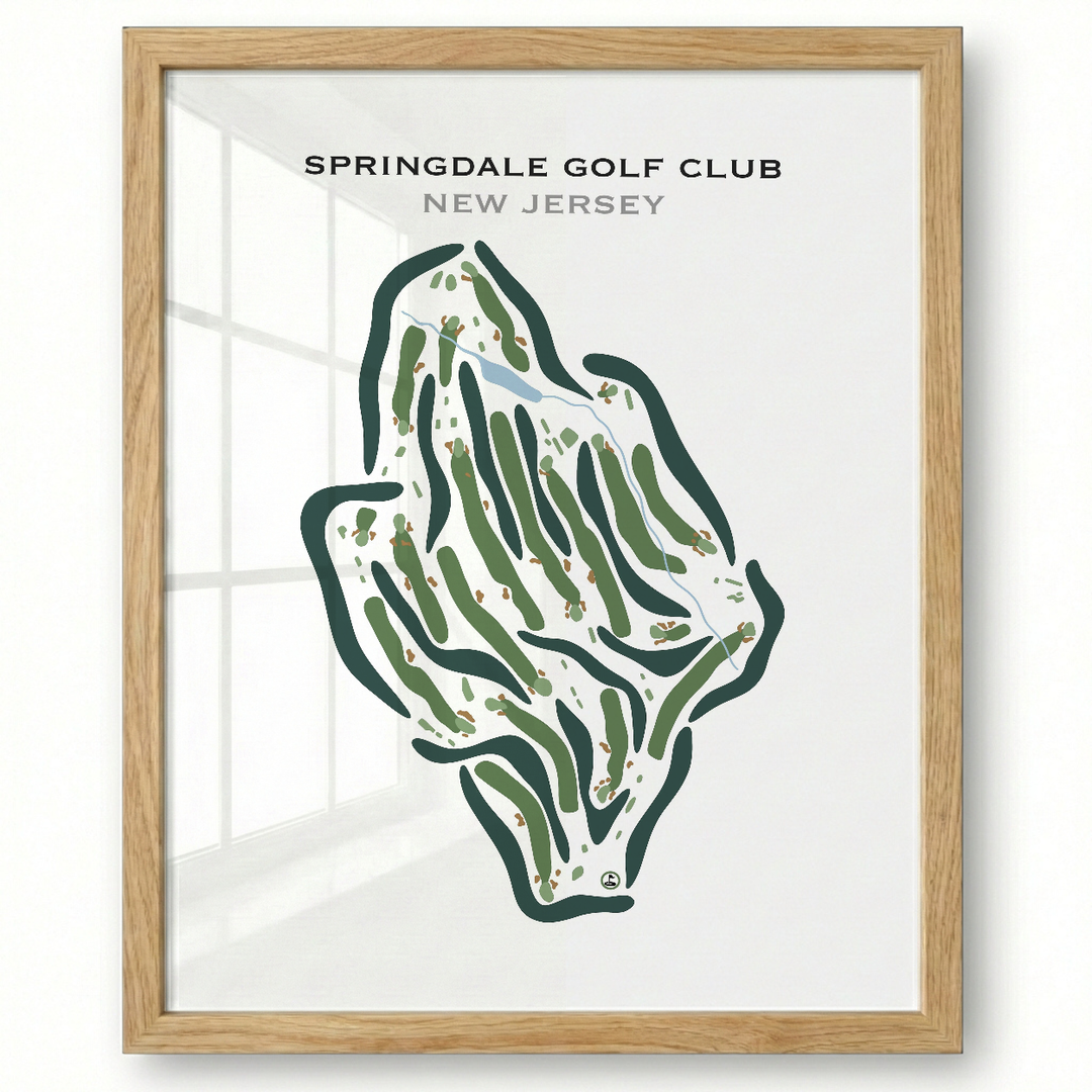 Springdale Golf Club, New Jersey - Printed Golf Courses