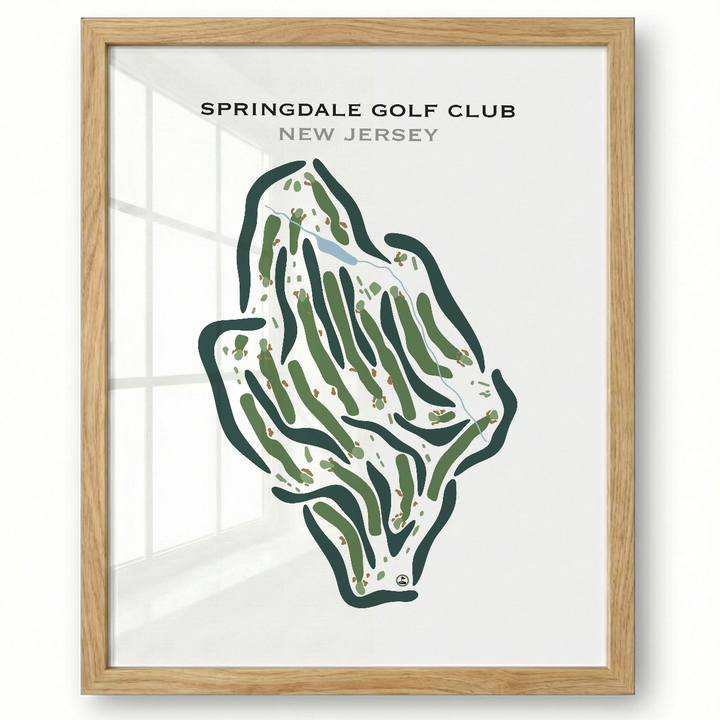 Springdale Golf Club, New Jersey - Printed Golf Courses