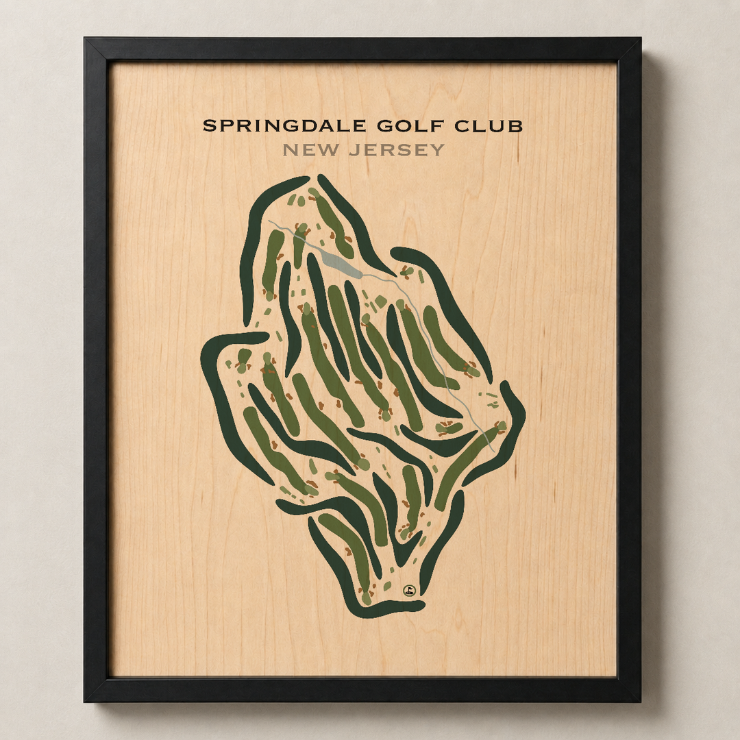 Springdale Golf Club, New Jersey - Printed Golf Courses
