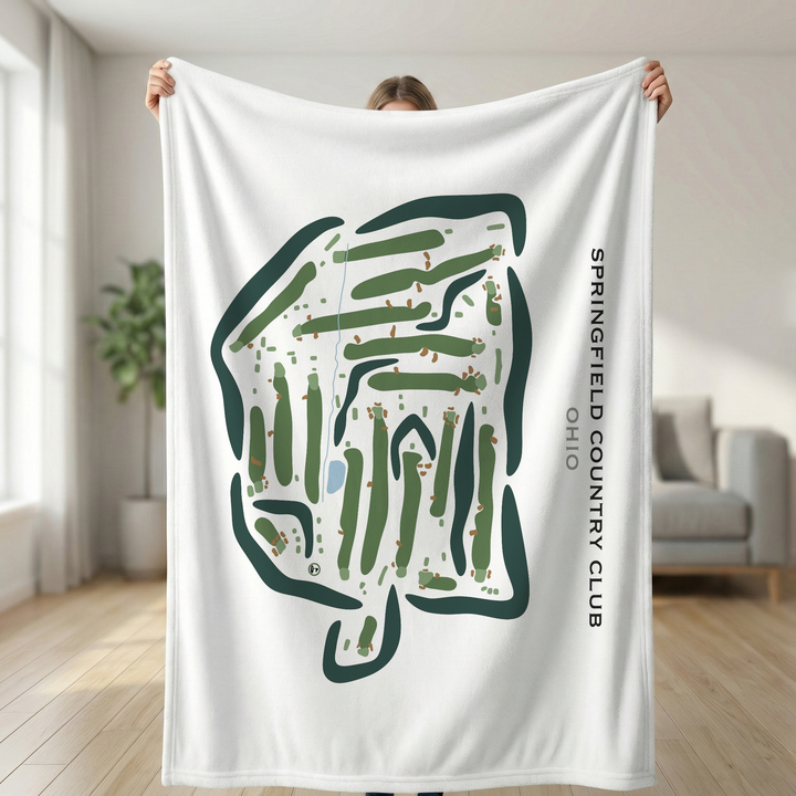 Springfield Country Club, Ohio - Printed Golf Courses