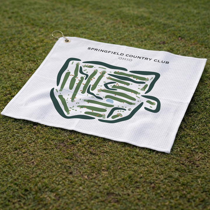 Springfield Country Club, Ohio - Printed Golf Courses