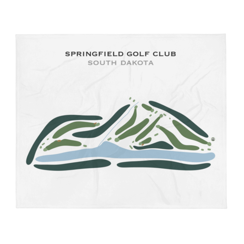 Springfield Golf Club, South Dakota - Printed Golf Courses