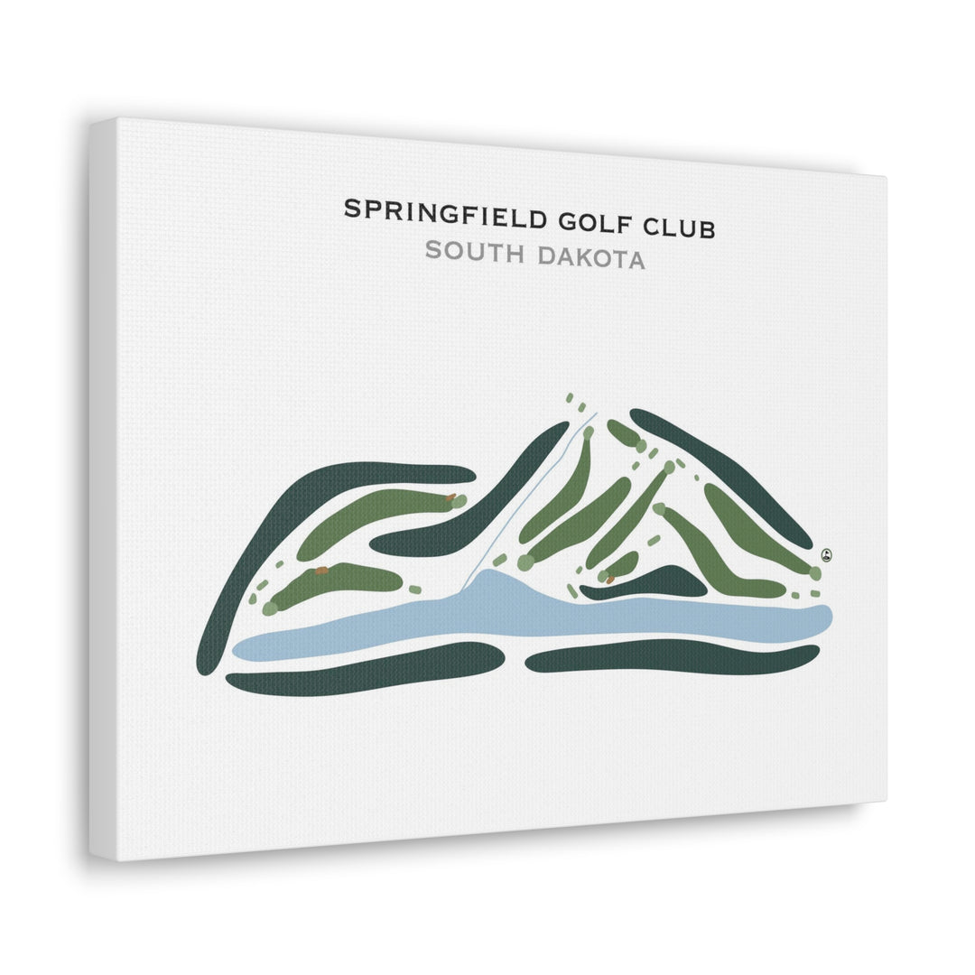 Springfield Golf Club, South Dakota - Printed Golf Courses