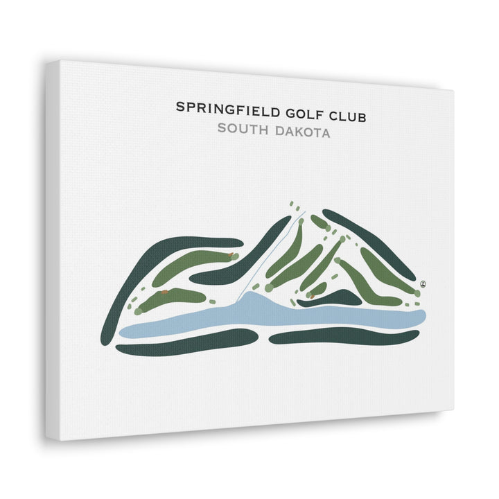 Springfield Golf Club, South Dakota - Printed Golf Courses