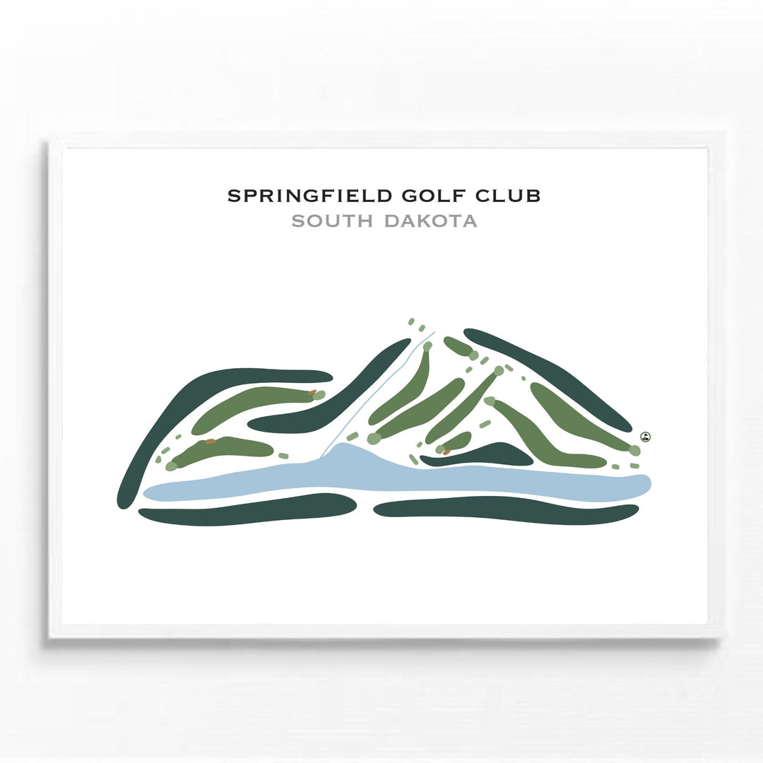 Springfield Golf Club, South Dakota - Printed Golf Courses