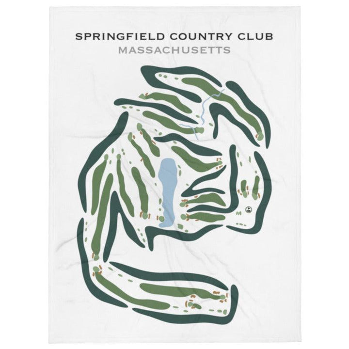 Springfield Country Club, Massachusetts - Printed Golf Courses - Golf Course Prints