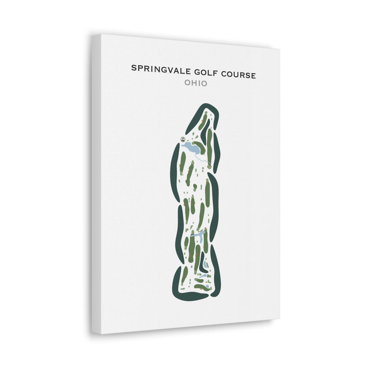 Springvale Golf Course, Ohio - Printed Golf Courses