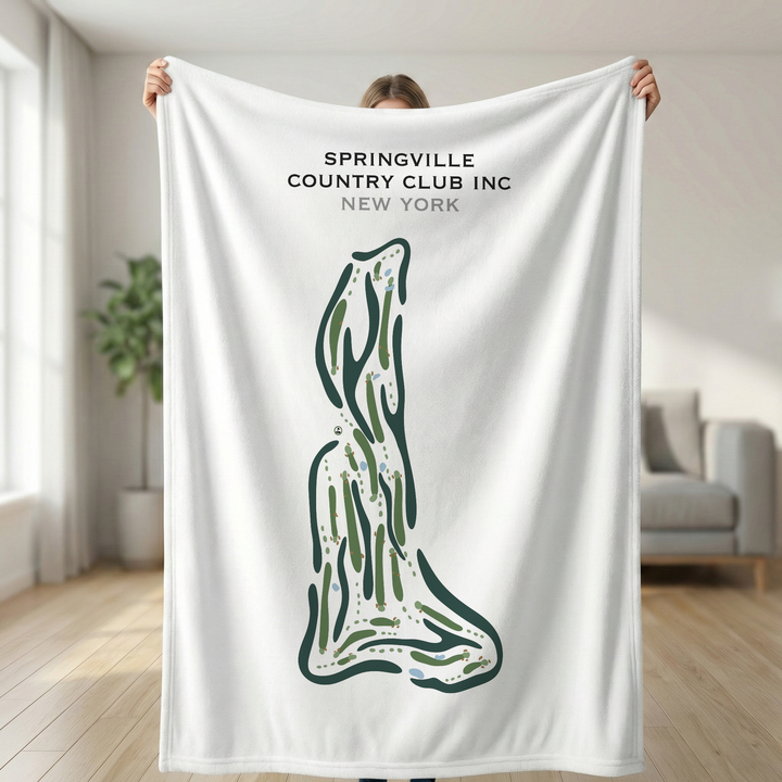 Springville Country Club Inc, New York - Printed Golf Courses