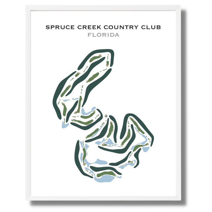 Spruce Creek Country Club, Florida - Printed Golf Courses