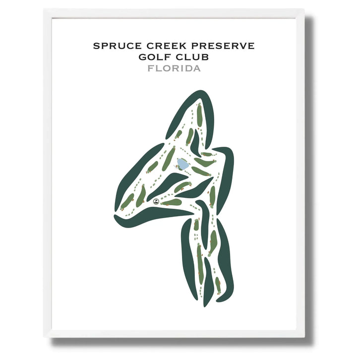 Spruce Creek Preserve Golf Club, Florida - Printed Golf Courses