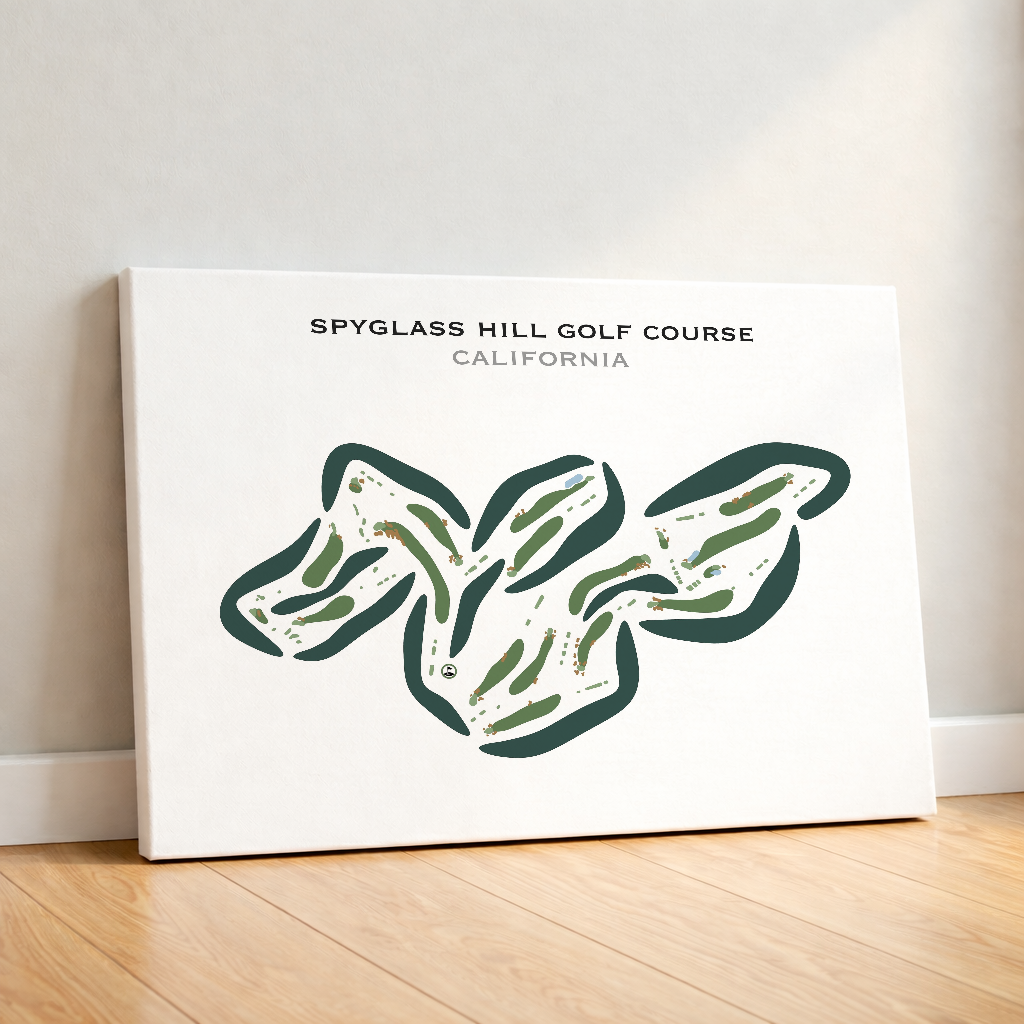 Spyglass Hill Golf Course, California - Printed Golf Courses