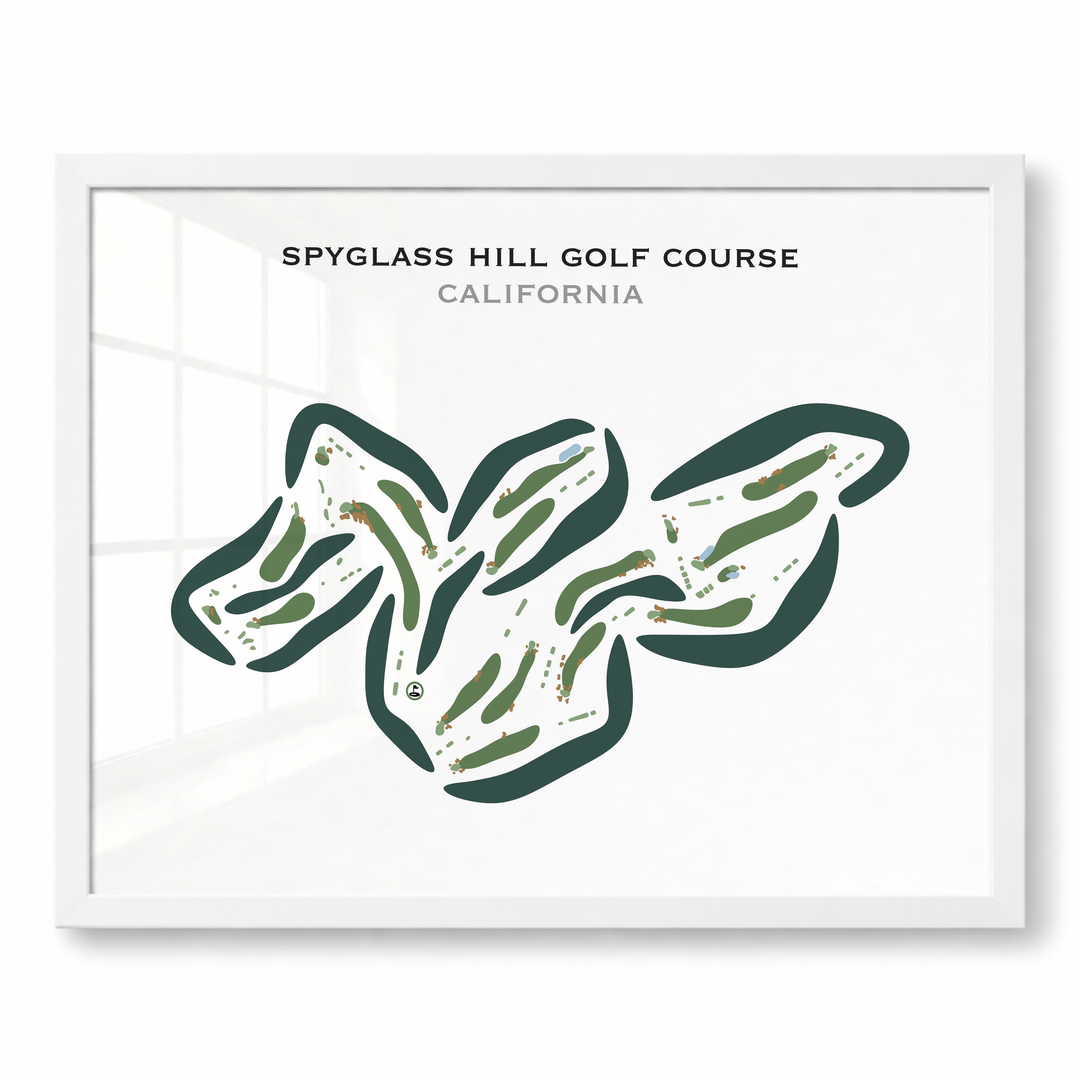 Spyglass Hill Golf Course, California - Printed Golf Courses