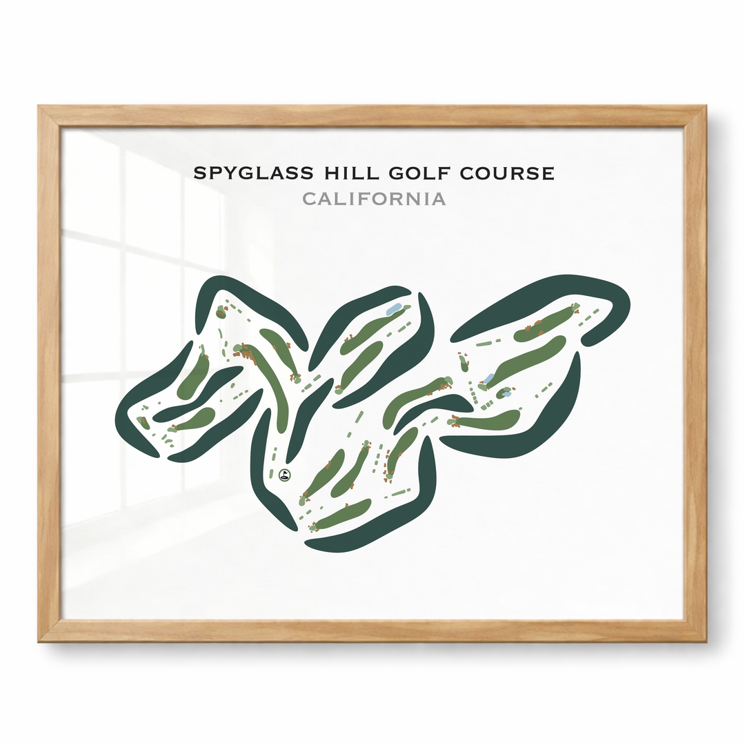 Spyglass Hill Golf Course, California - Printed Golf Courses