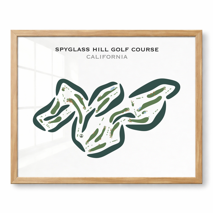 Spyglass Hill Golf Course, California - Printed Golf Courses