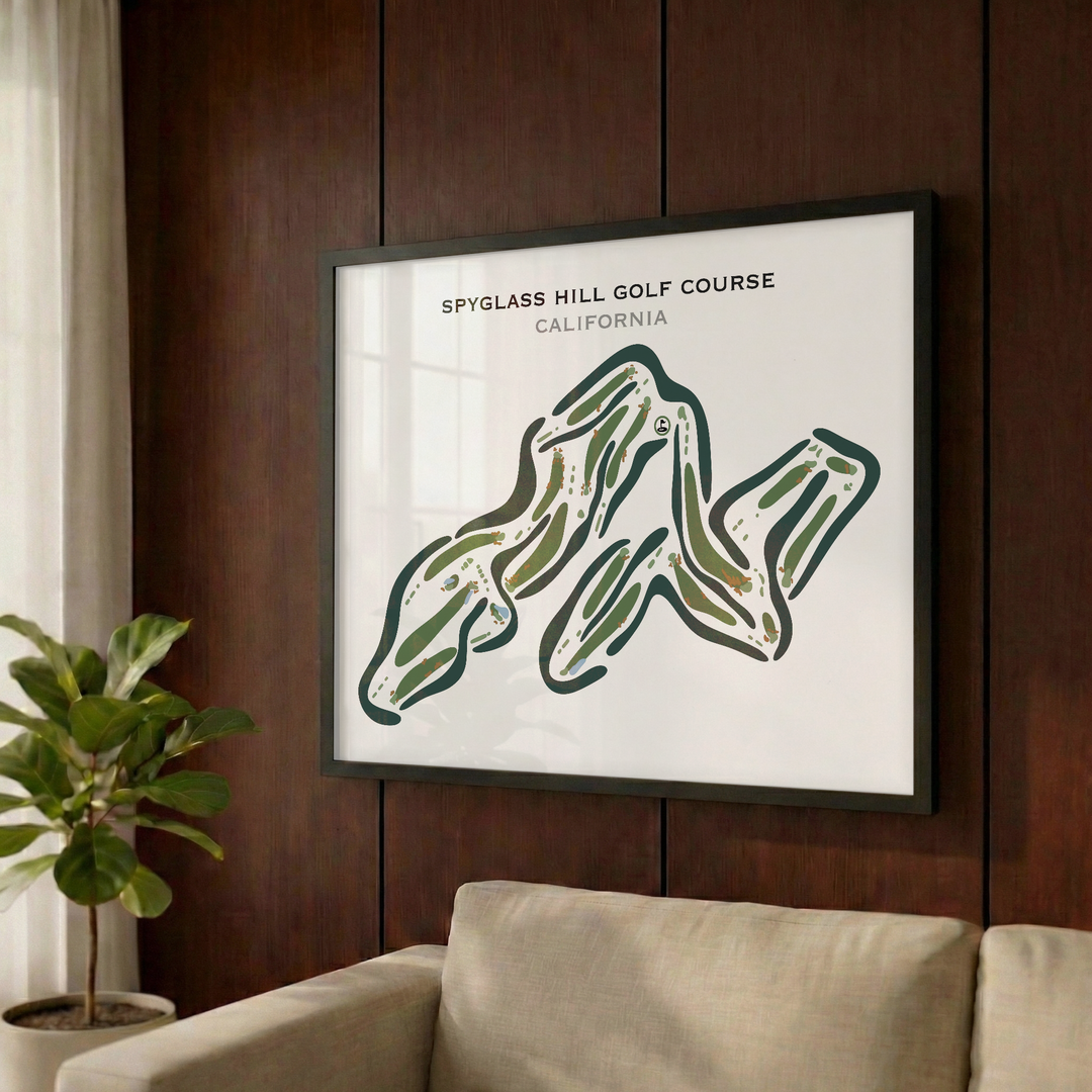 Spyglass Hill Golf Course, California - Printed Golf Courses