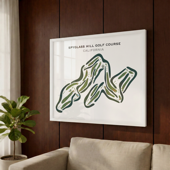 Spyglass Hill Golf Course, California - Printed Golf Courses