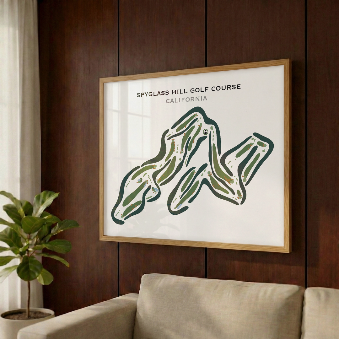 Spyglass Hill Golf Course, California - Printed Golf Courses