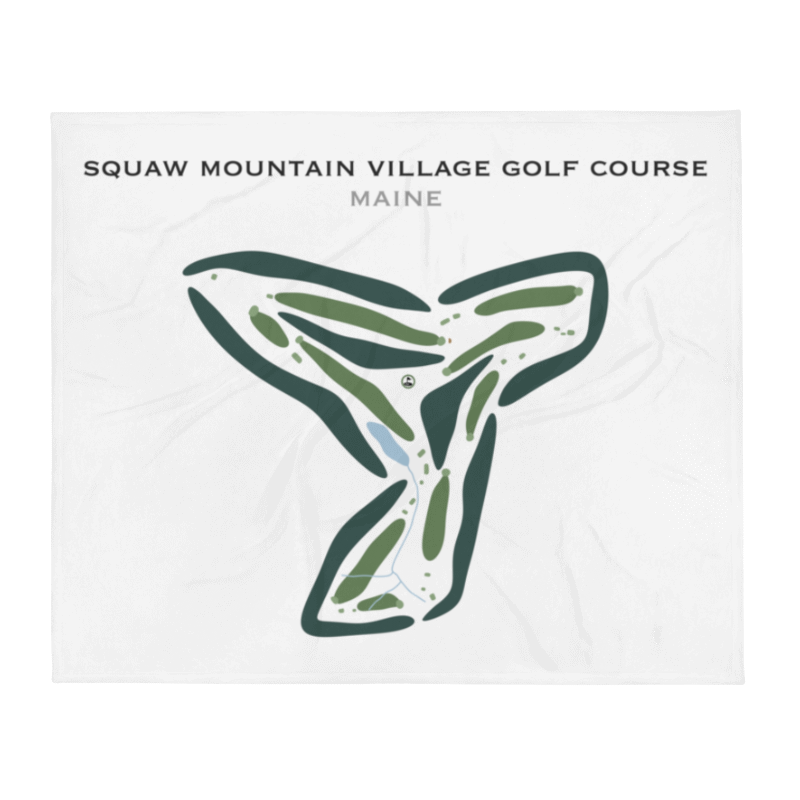 Squaw Mountain Village Golf Course, Maine - Printed Golf Courses