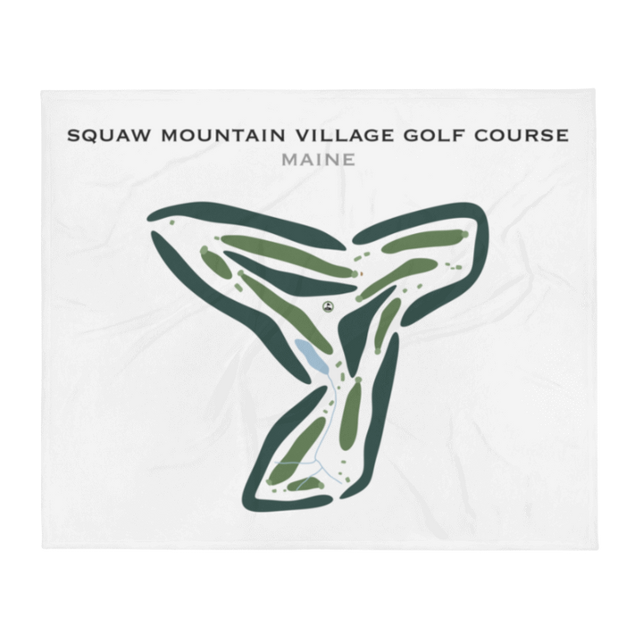 Squaw Mountain Village Golf Course, Maine - Printed Golf Courses