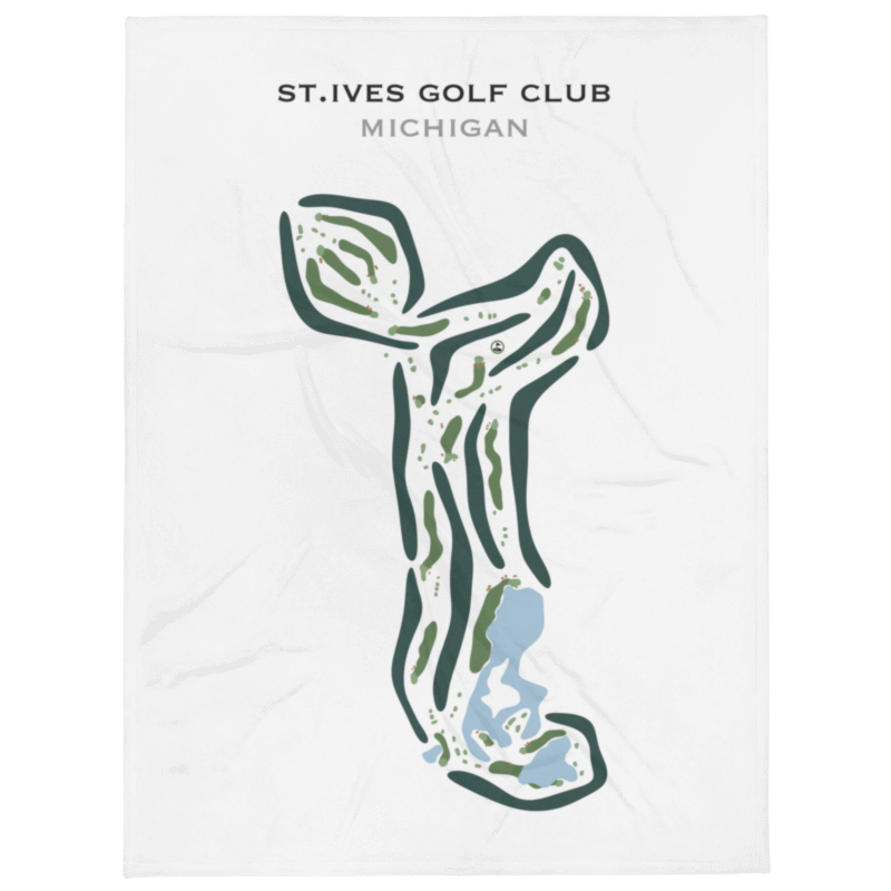 St. Ives Golf Club, Michigan - Printed Golf Courses