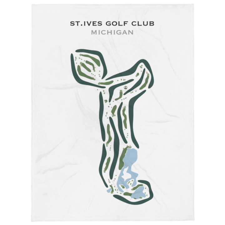 St. Ives Golf Club, Michigan - Printed Golf Courses