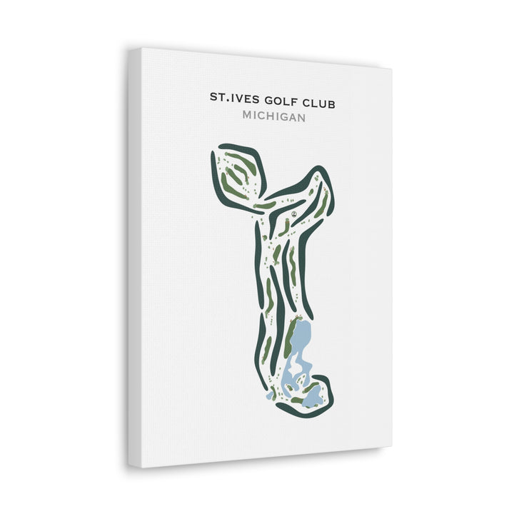 St. Ives Golf Club, Michigan - Printed Golf Courses