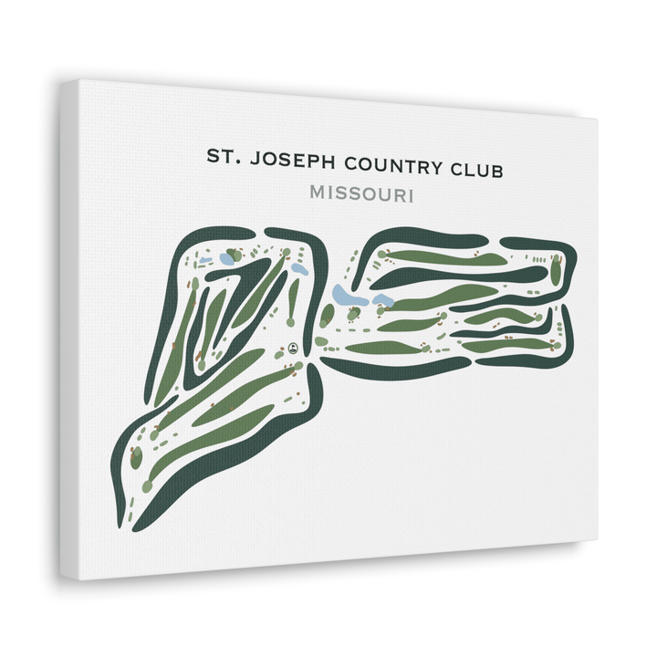 St. Joseph Country Club, Missouri - Printed Golf Courses - Golf Course Prints