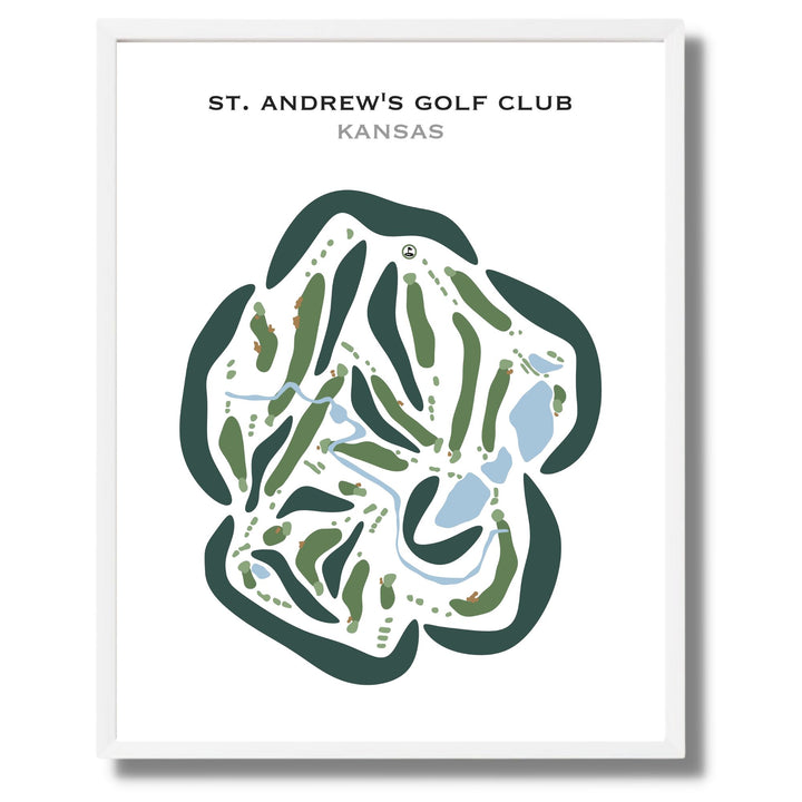 St Andrews Golf Club, Kansas - Printed Golf Courses