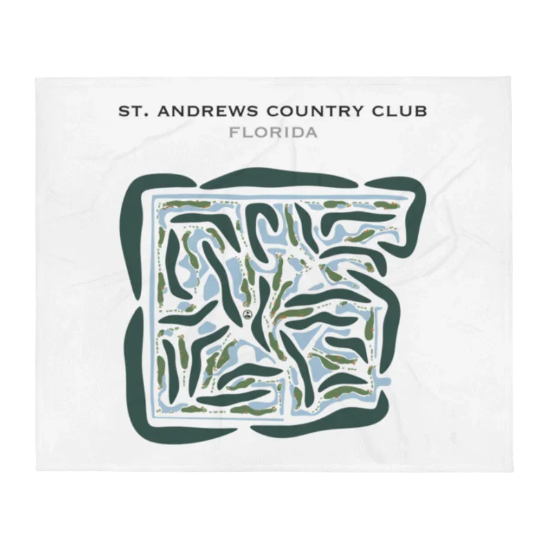 St Andrews Country Club, Florida - Printed Golf Courses